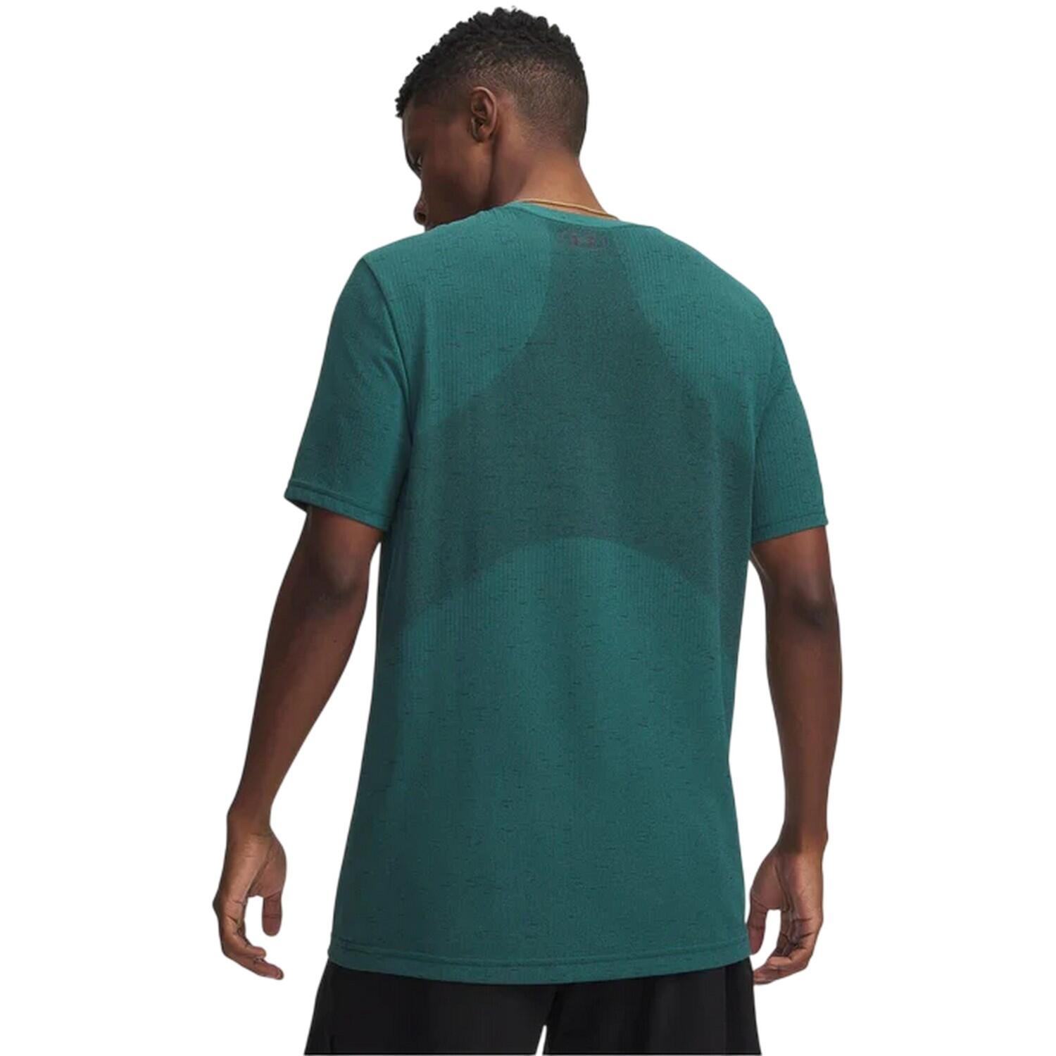 Vanish naadloos Tshirt voor heren (Groen, Zwart) 2/4