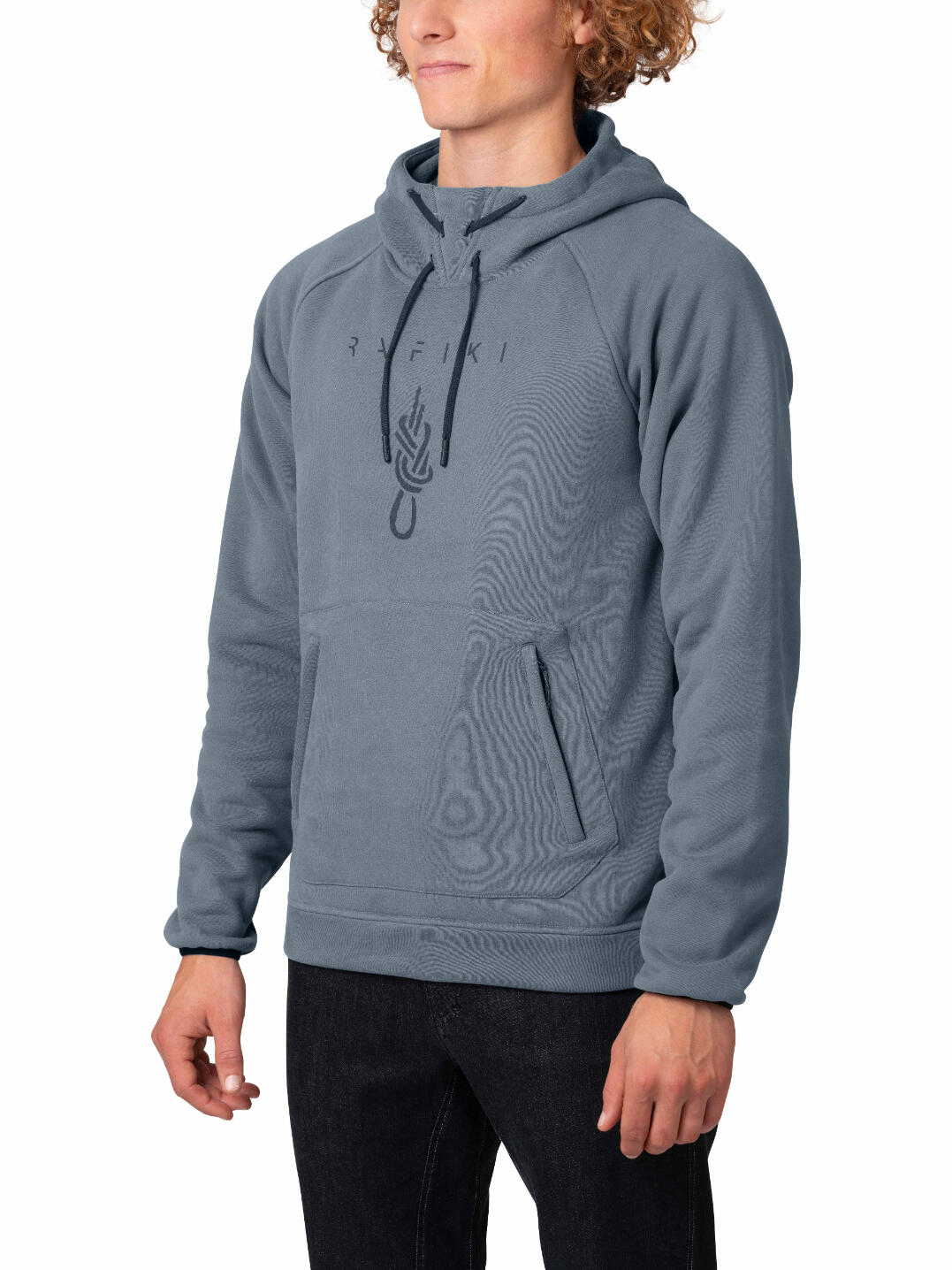 Felpa con cappuccio da uomo stile minimalista, dalla vestibilità casual Rafiki 3/6