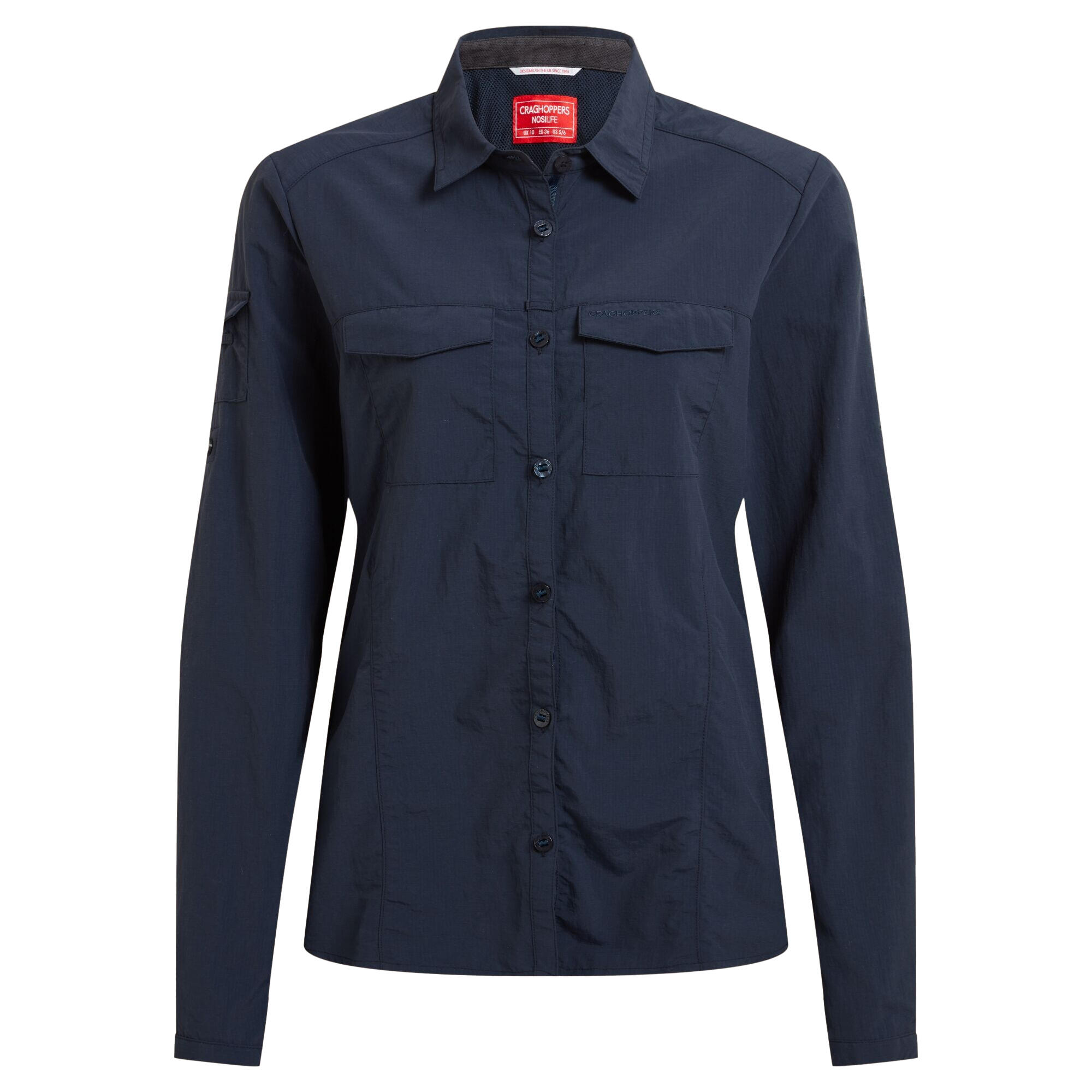 Dames Adventure III Nosilife Shirt Met Lange Mouwen (Blauwe Marine) 2/5