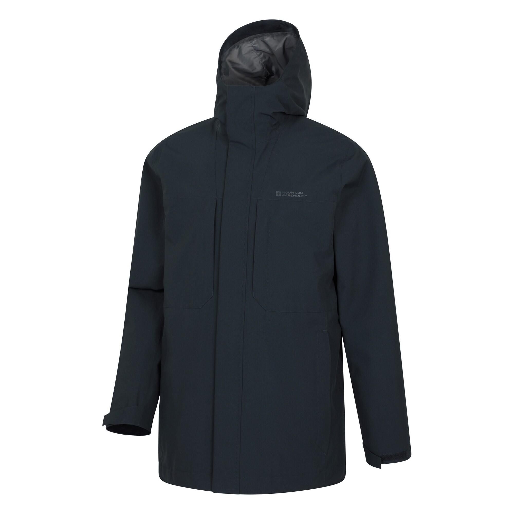 "Ridge" Jacke, wasserfest für Herren Marine 3/4
