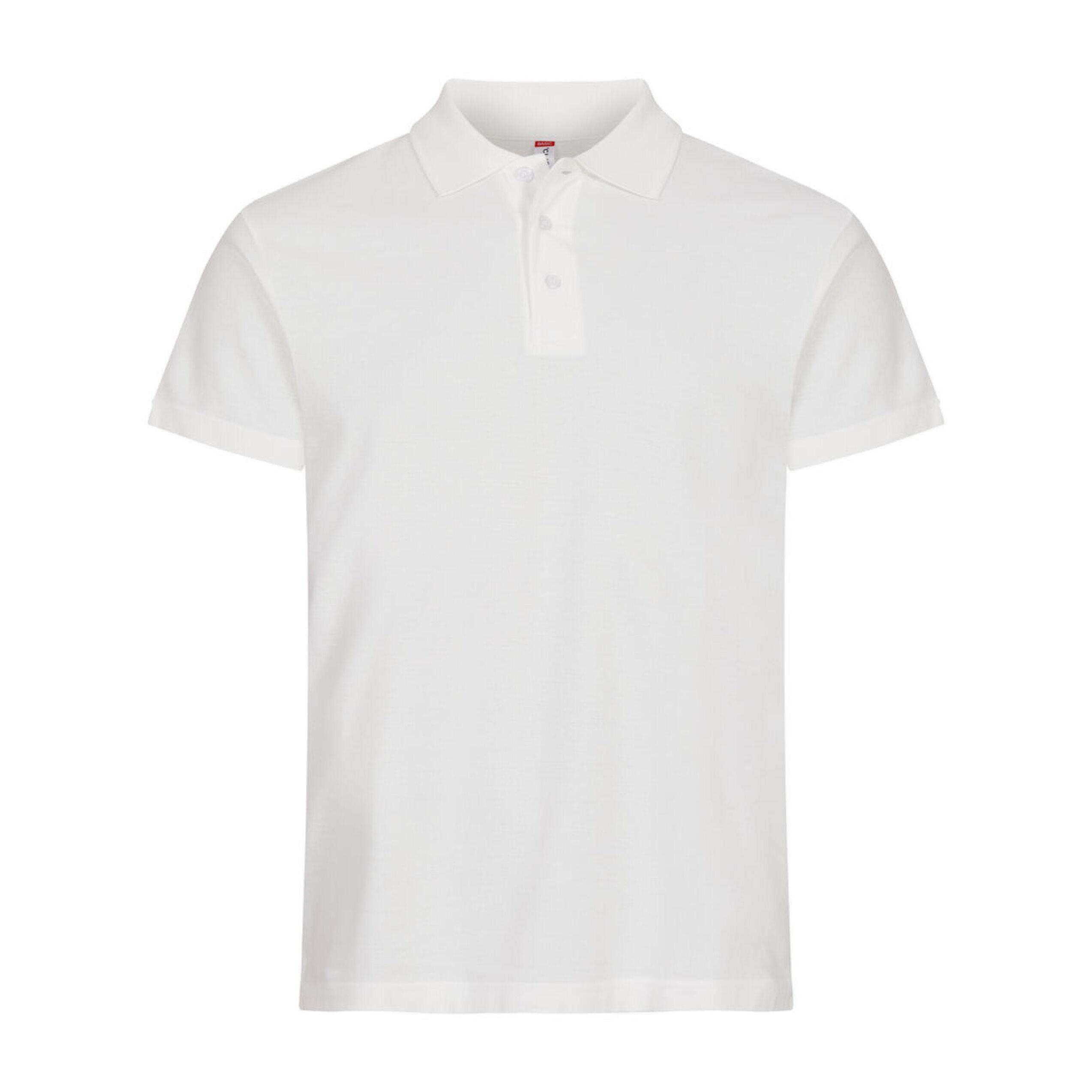 Maglietta Polo Uomo Clique Basic Bianco Spento 2/5