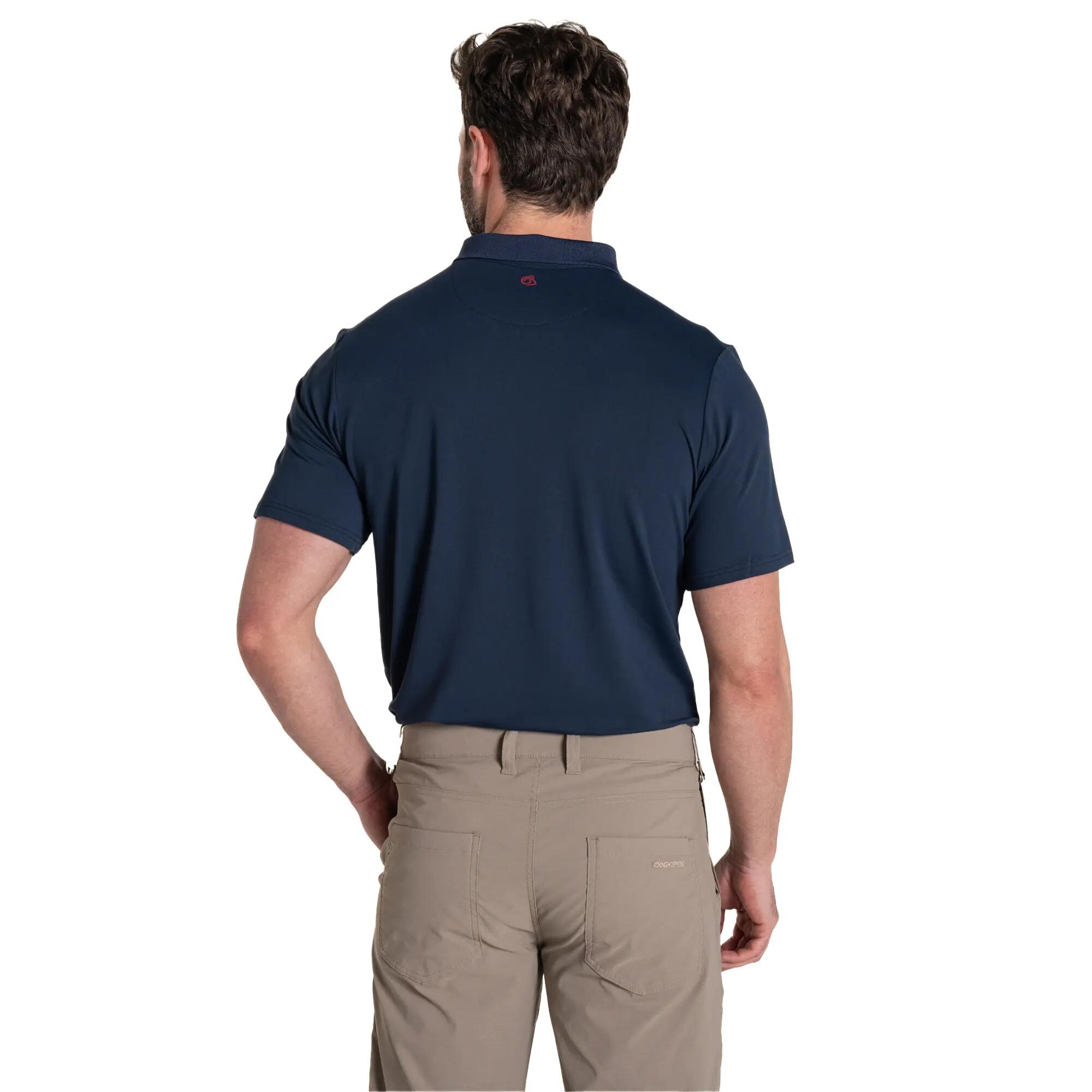 Polo Bramshaw de Nosilife de Manga Corta Golf para Hombre Azul Marino 3/7