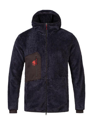 Rafiki warme en lichte hoodie voor heren, met doorlopende rits en fleecevoering
