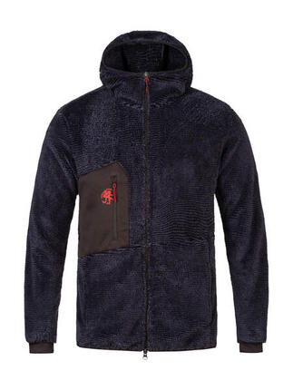 Rafiki warme en lichte hoodie voor heren, met doorlopende rits en fleecevoering