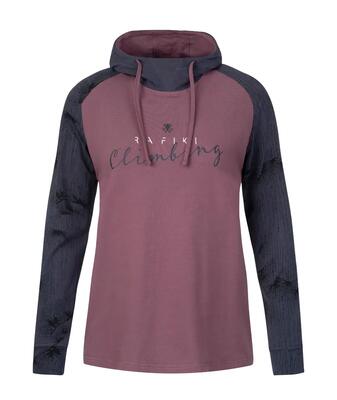 Dameshoodie met all-over print en ademende stof van rafiki
