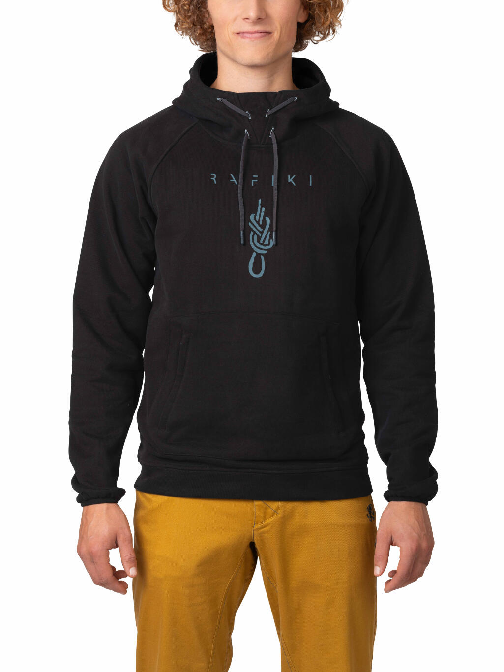 Felpa con cappuccio da uomo stile minimalista, dalla vestibilità casual Rafiki 5/6