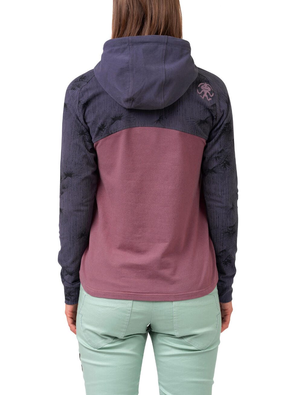 Sudadera con capucha para mujer con estampado y tejido transpirable de Rafiki 6/7