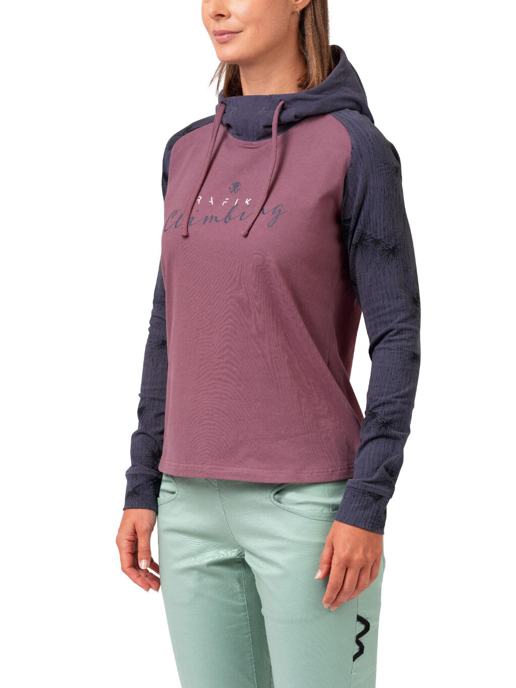 Sudadera con capucha para mujer con estampado y tejido transpirable de Rafiki 3/7