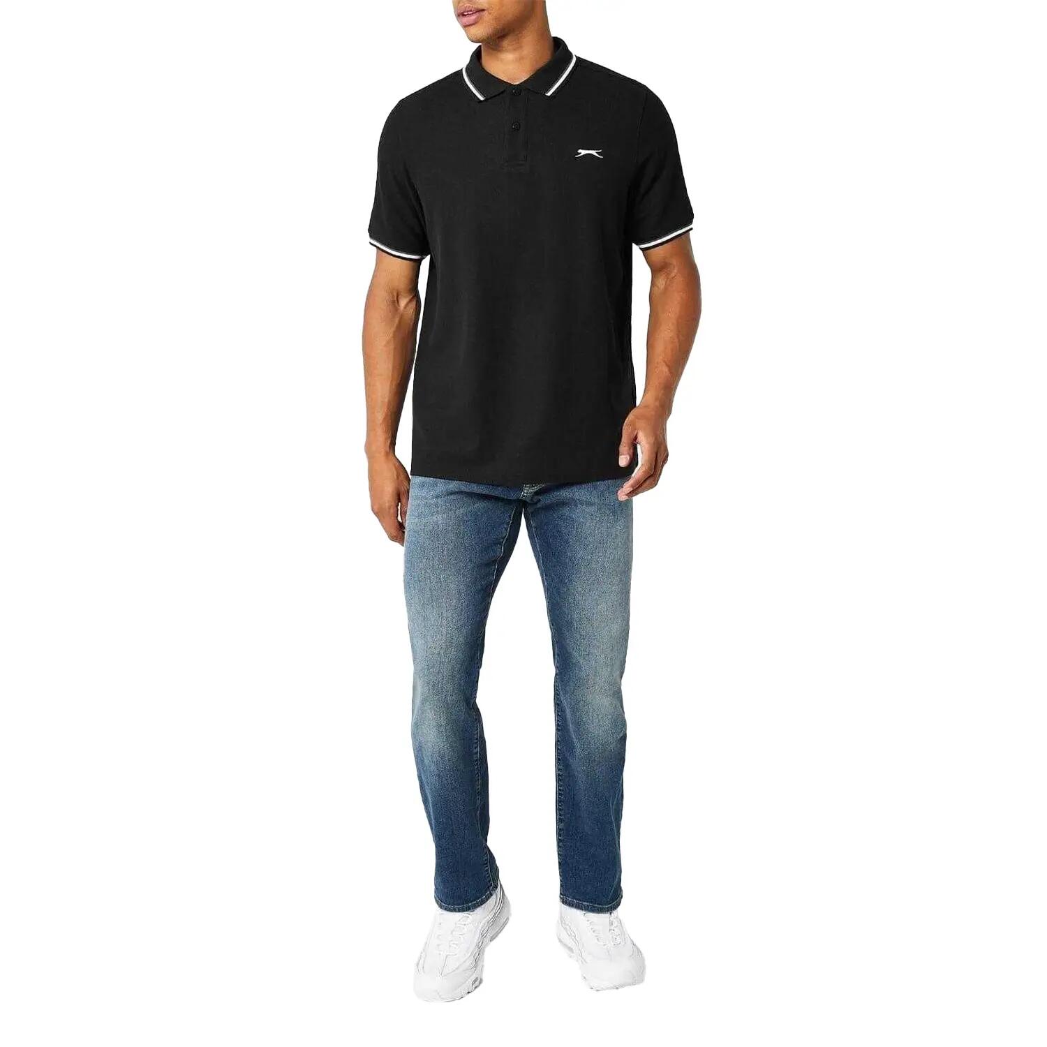 Poloshirt für Herren Schwarz 4/4