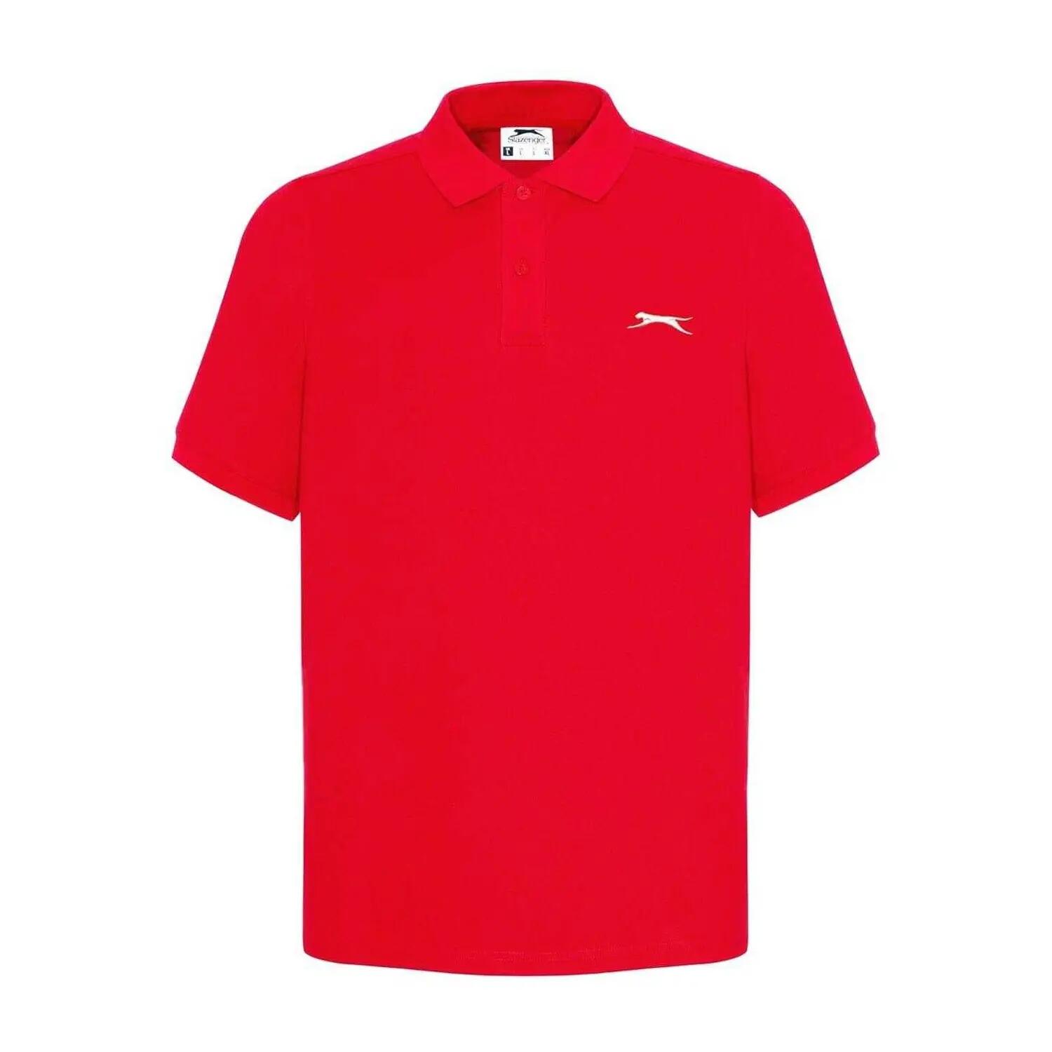 Polo Motif/style Logo Brodé Homme (Rouge) 2/4