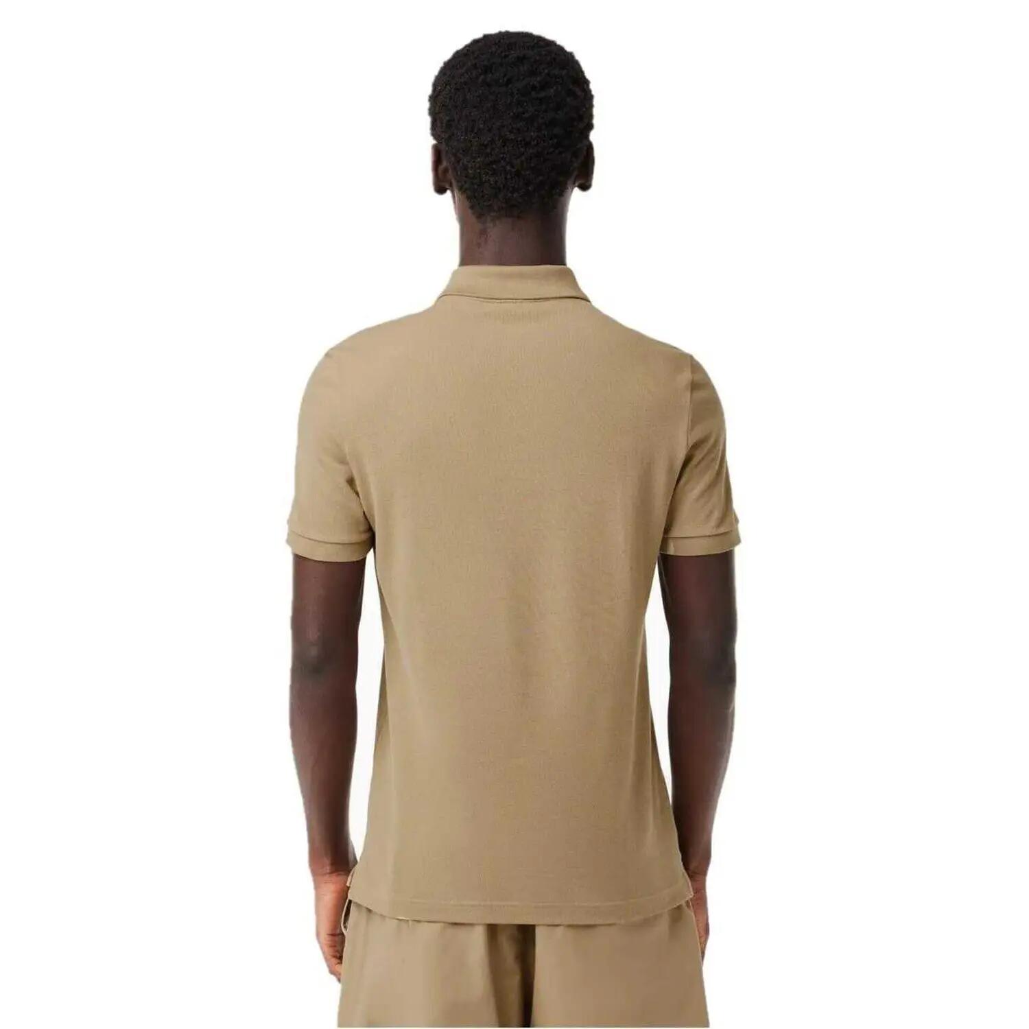 Mens Embroidered Logo Polo Shirt (Tan) 2/3