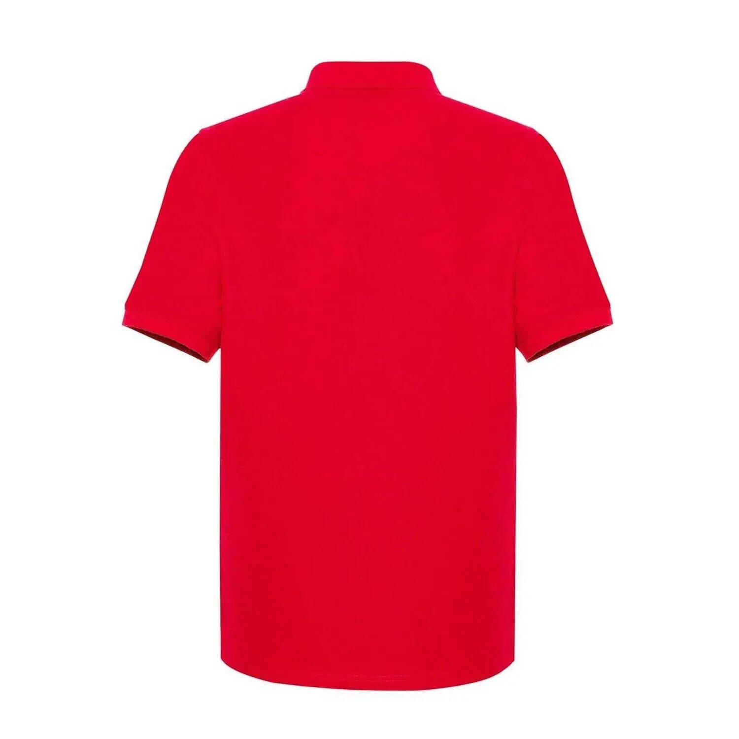 Polo Motif/style Logo Brodé Homme (Rouge) 3/4