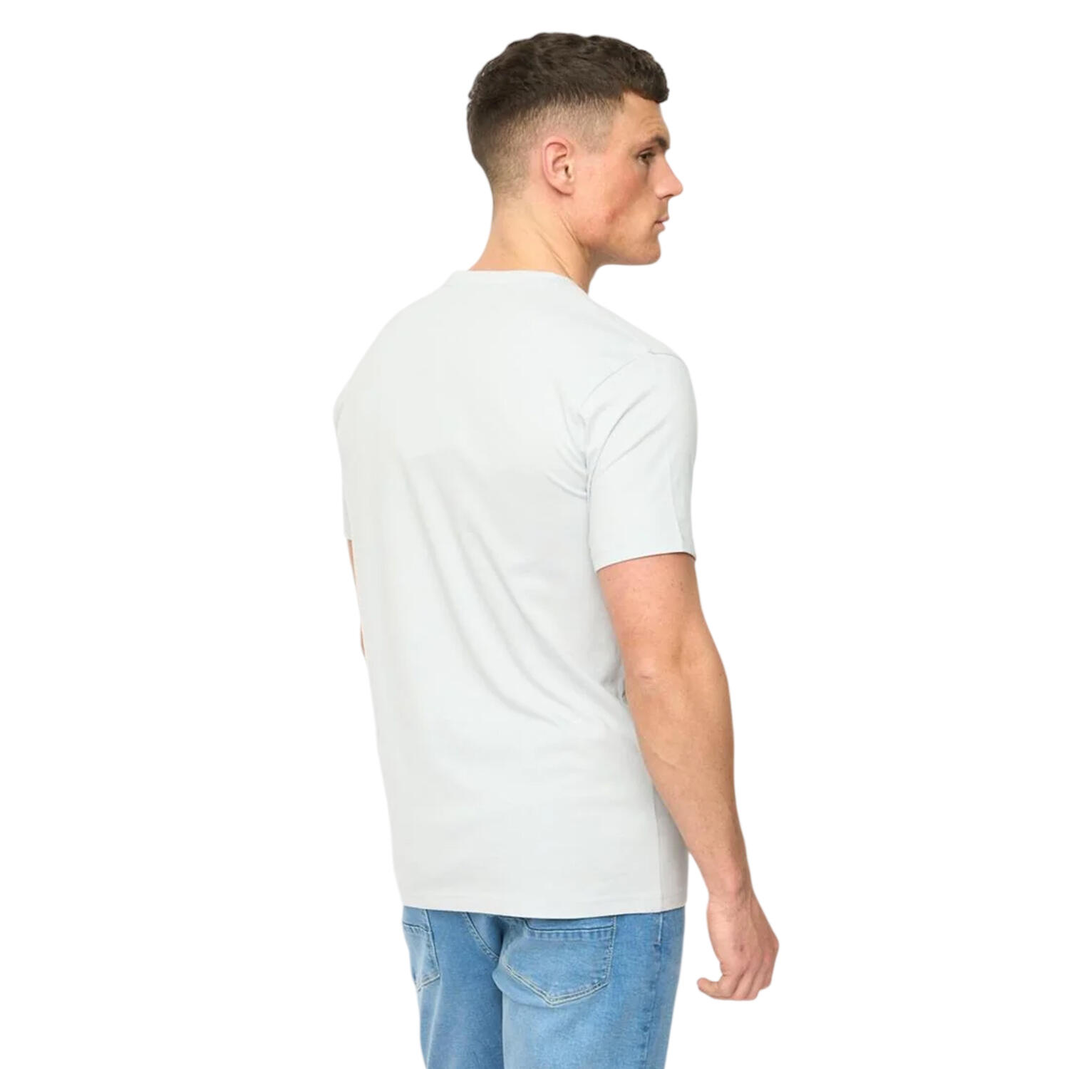 Maglietta Uomo Crosshatch Transflate Azzurro 3/3