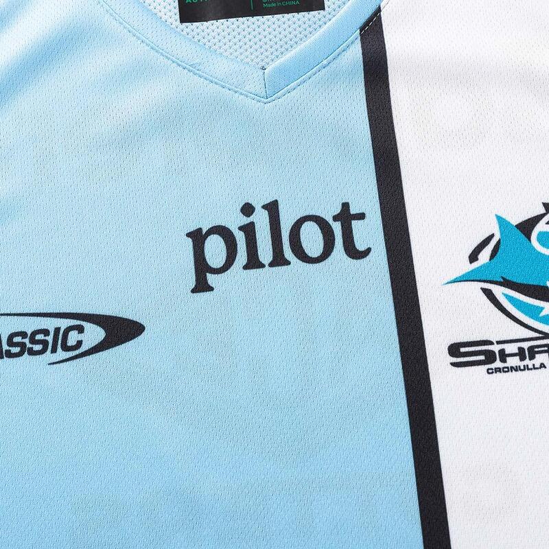 Maiou de Antrenament Sharks 2026 NRL Pro Singlet Albastru Deschis