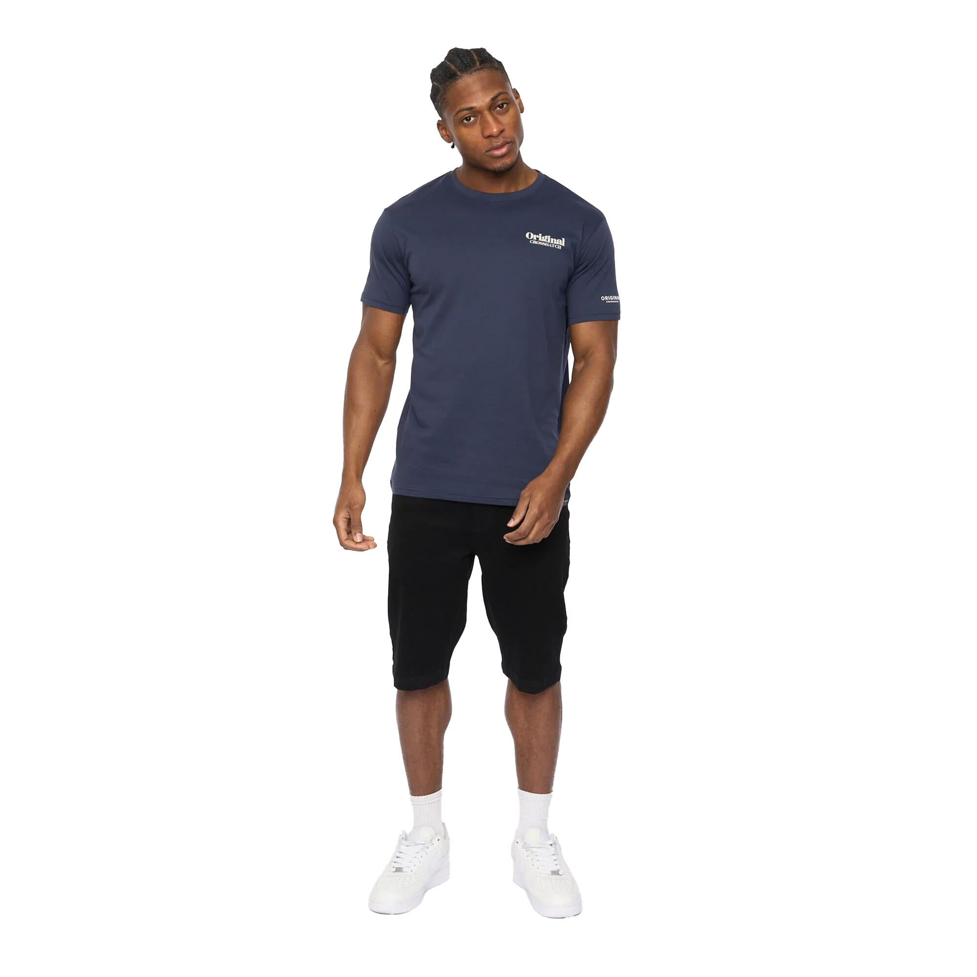 "Simtanks" TShirt für Herren Marine 4/4