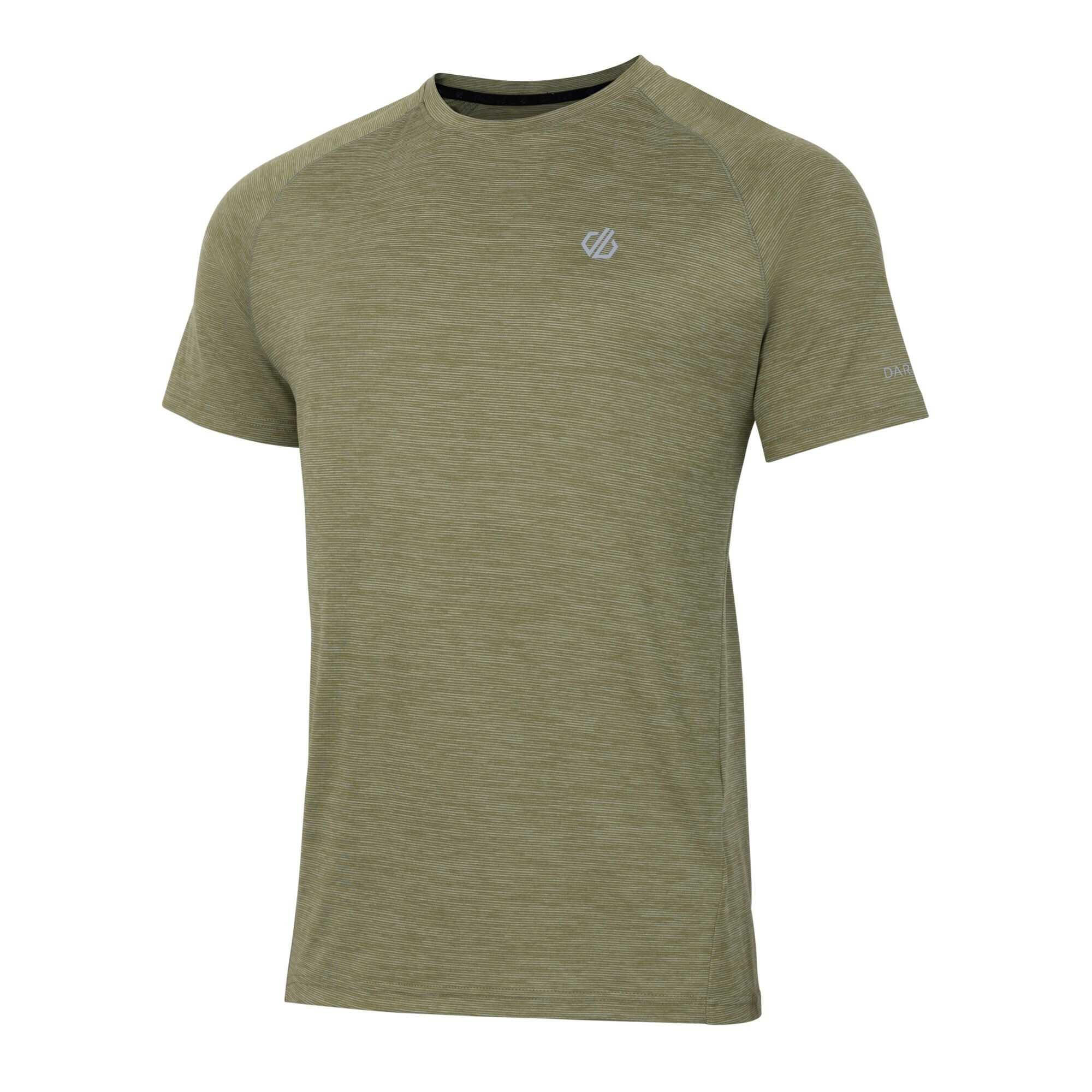 Tshirt Chiné Manches Courtes PERSIST Homme (Vert Olive Chiné) 3/4