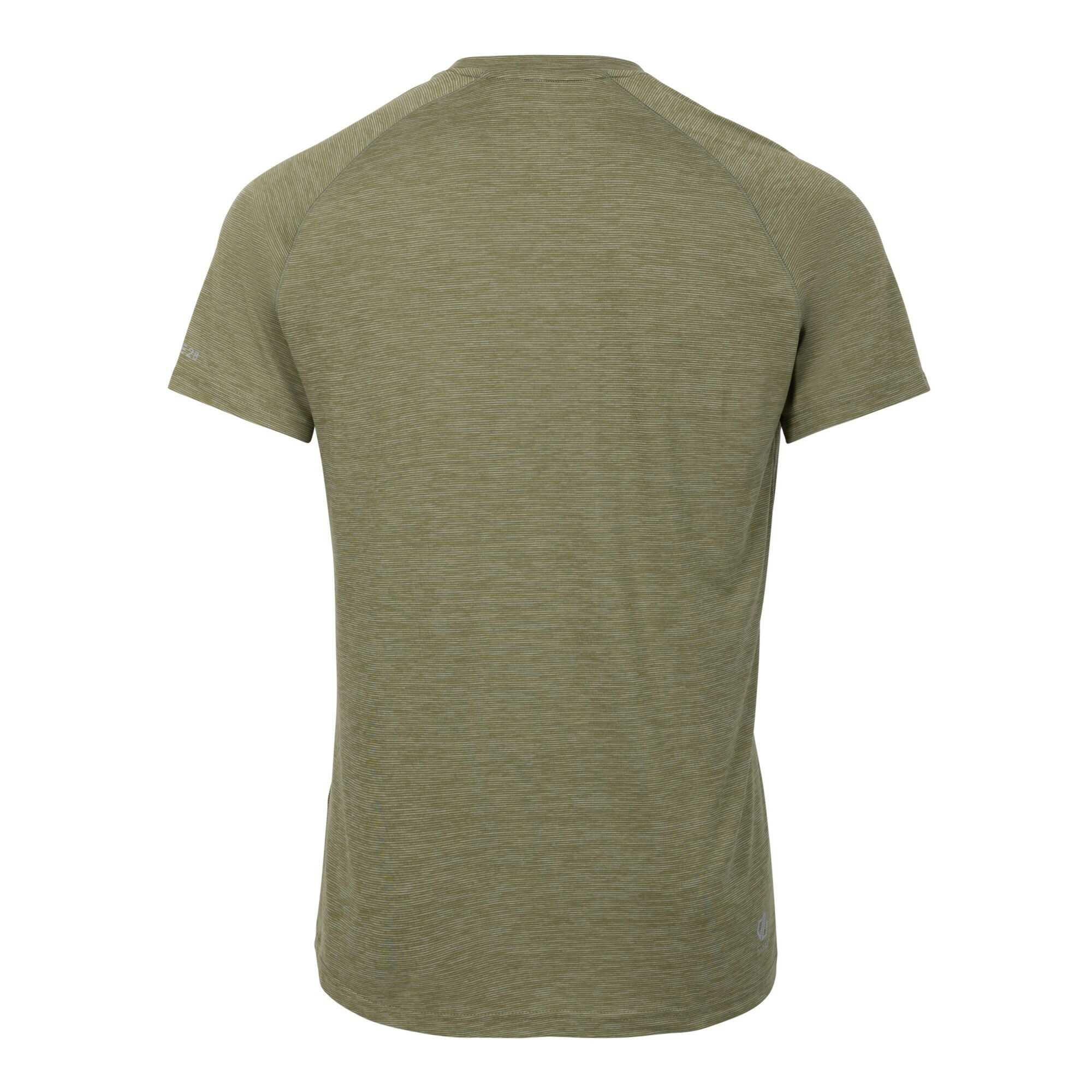 Tshirt Chiné Manches Courtes PERSIST Homme (Vert Olive Chiné) 2/4