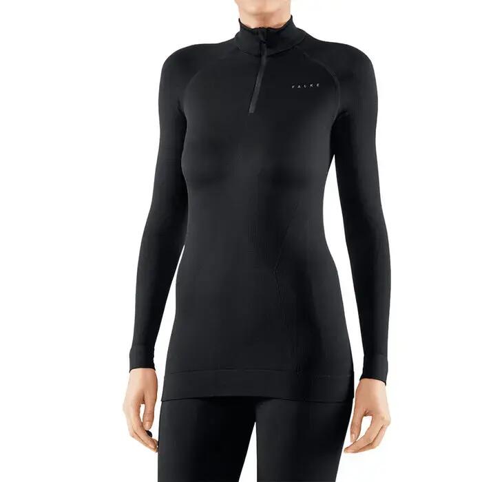 T-shirt manches longues col zippé femme Falke Maximum Warm 2/2
