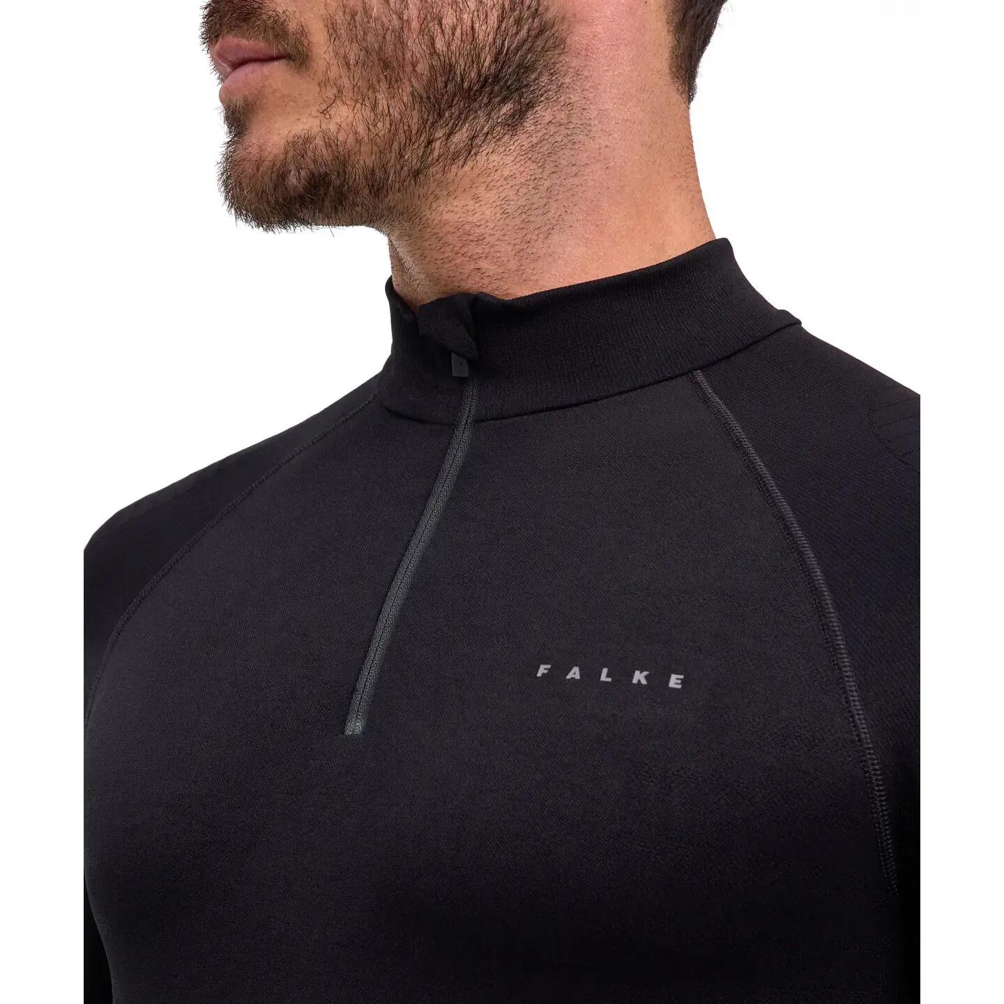 Maglietta a manica lunga con scollo a zip Falke Maximum Warm 4/5