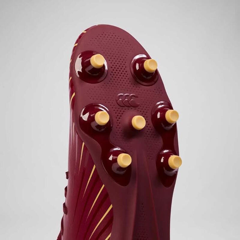 Ghete de rugby Canterbury Speed Falcon Team FG roșu burgundy