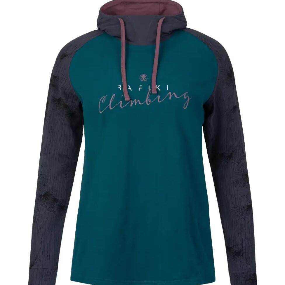 Women's hoodie with all-over print and breathable fabric Rafiki