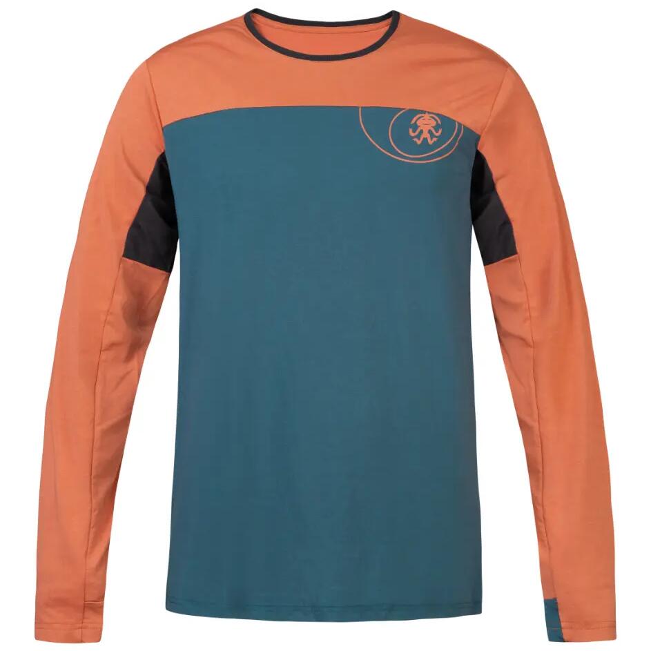 Men's minimalist long-sleeve T-shirt with corn fibre Rafiki