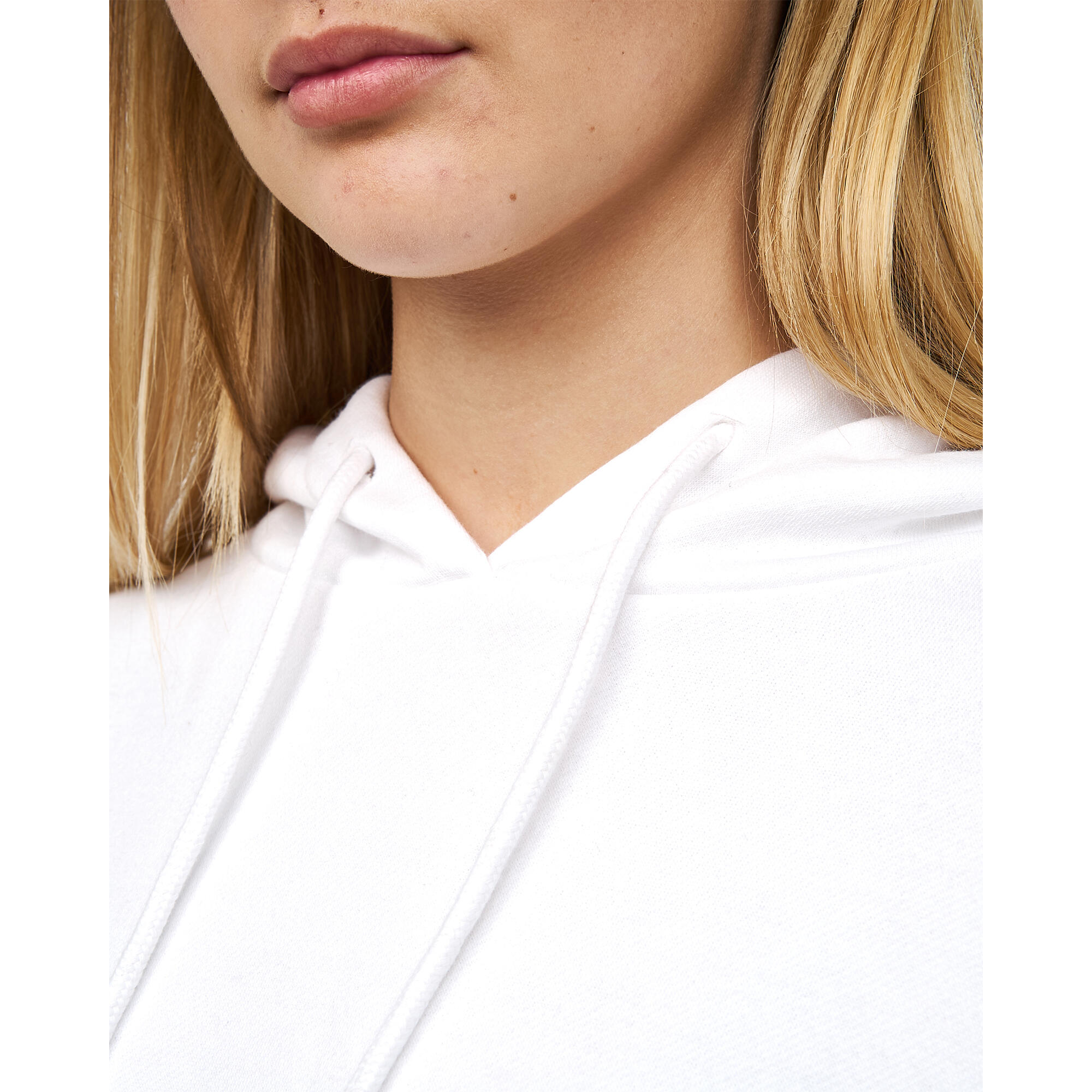 Sweat Court À Capuche DANICA Femme (Blanc) 3/4