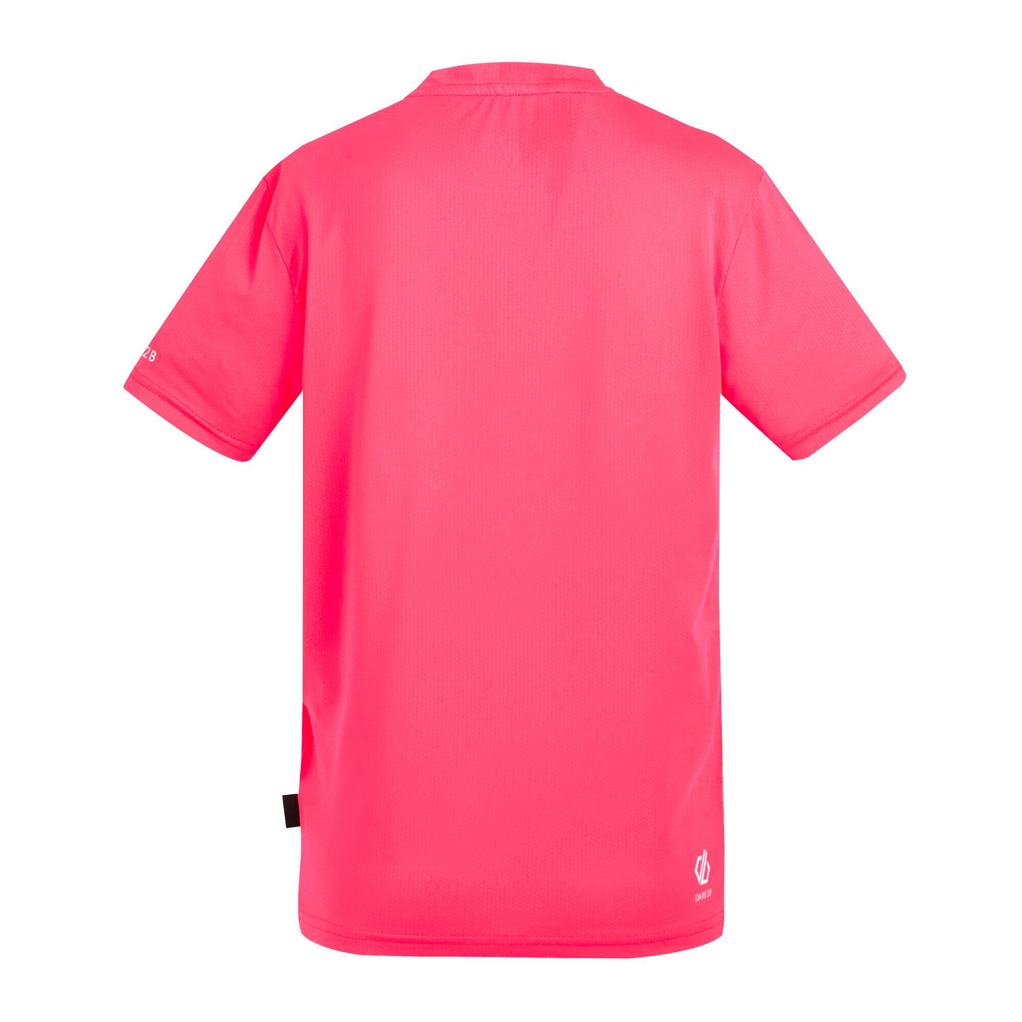 Maglietta Scimmia Bambini Dare 2B Amuse II Rosa Fluo 2/5