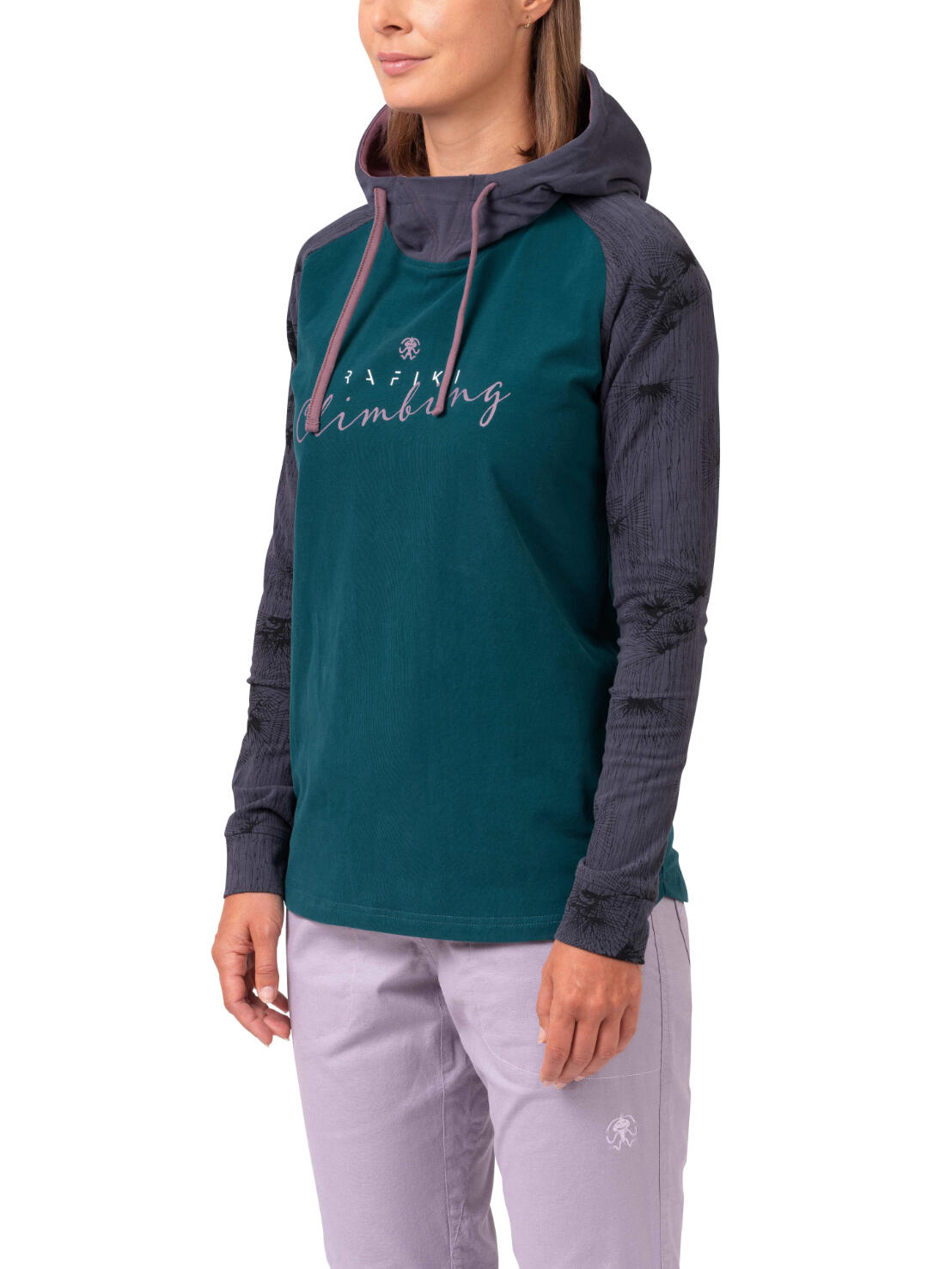 Sudadera con capucha para mujer con estampado y tejido transpirable de Rafiki 3/7