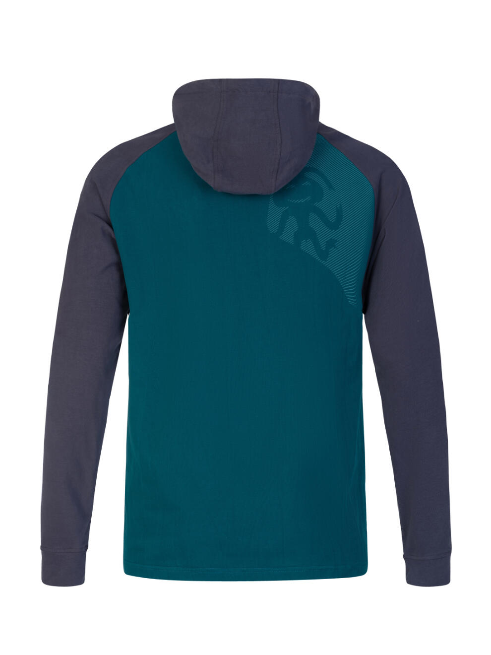Felpa con cappuccio da uomo in cotone, con cappuccio regolabile e logo Rafiki 2/7