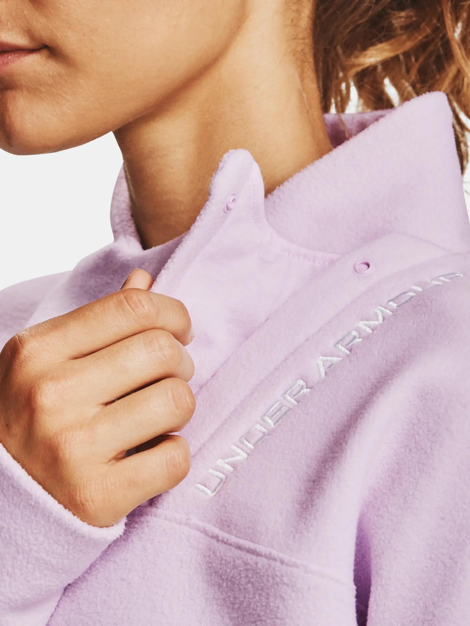 Női Under Armour Recover Fleece Wrap Neck pulóver 5/7