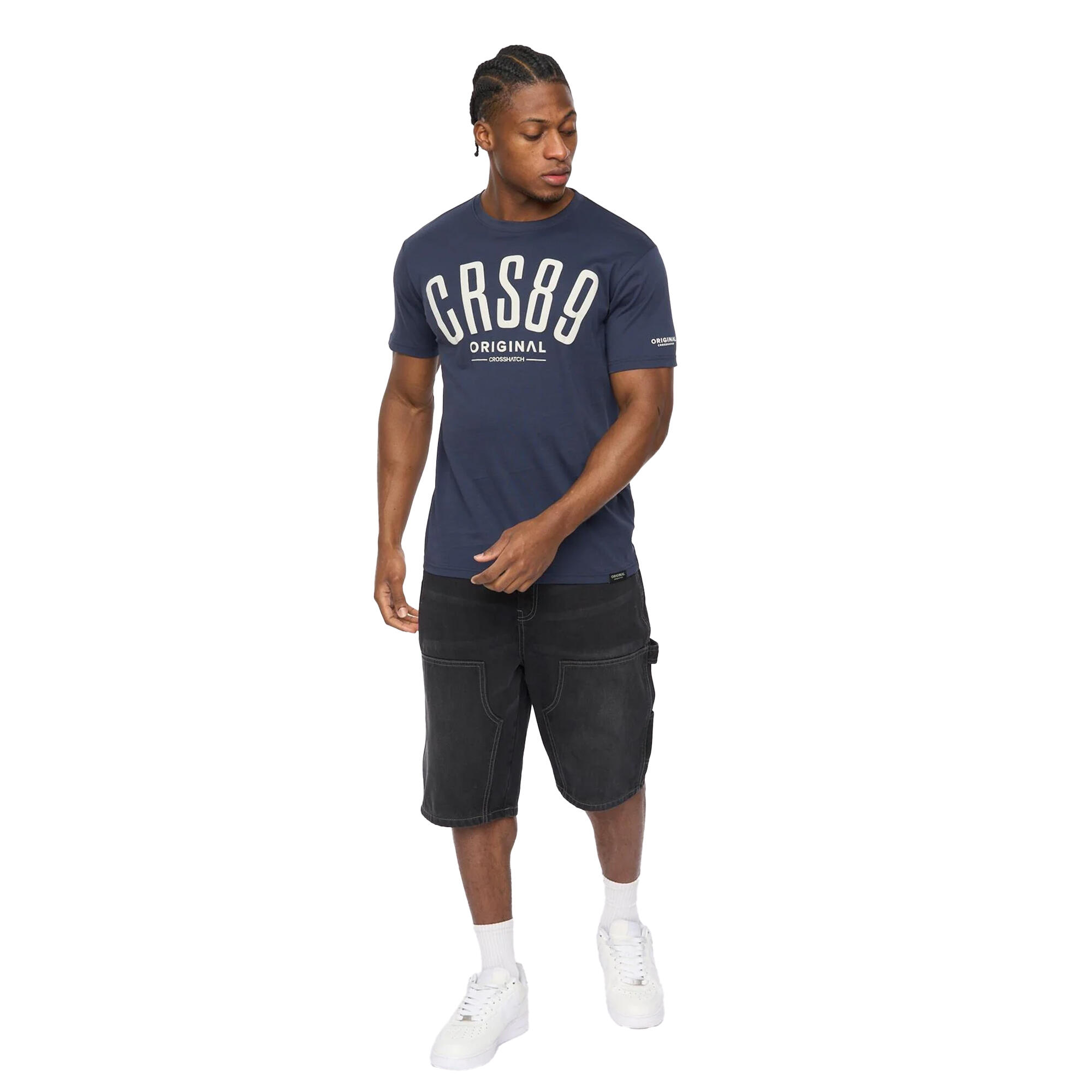 Mens Hallfell TShirt (Navy) 4/4