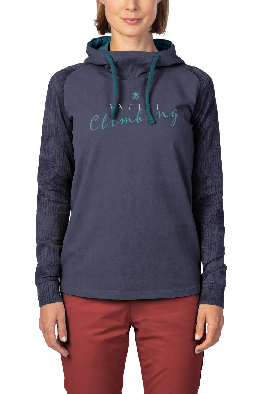Sudadera con capucha para mujer con estampado y tejido transpirable de Rafiki 3/6