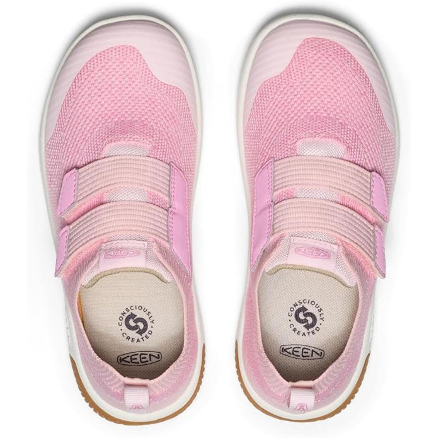 Keen KNX Knit DS meisjes sportsneakers stadssneakers met klittenband roze 5/7