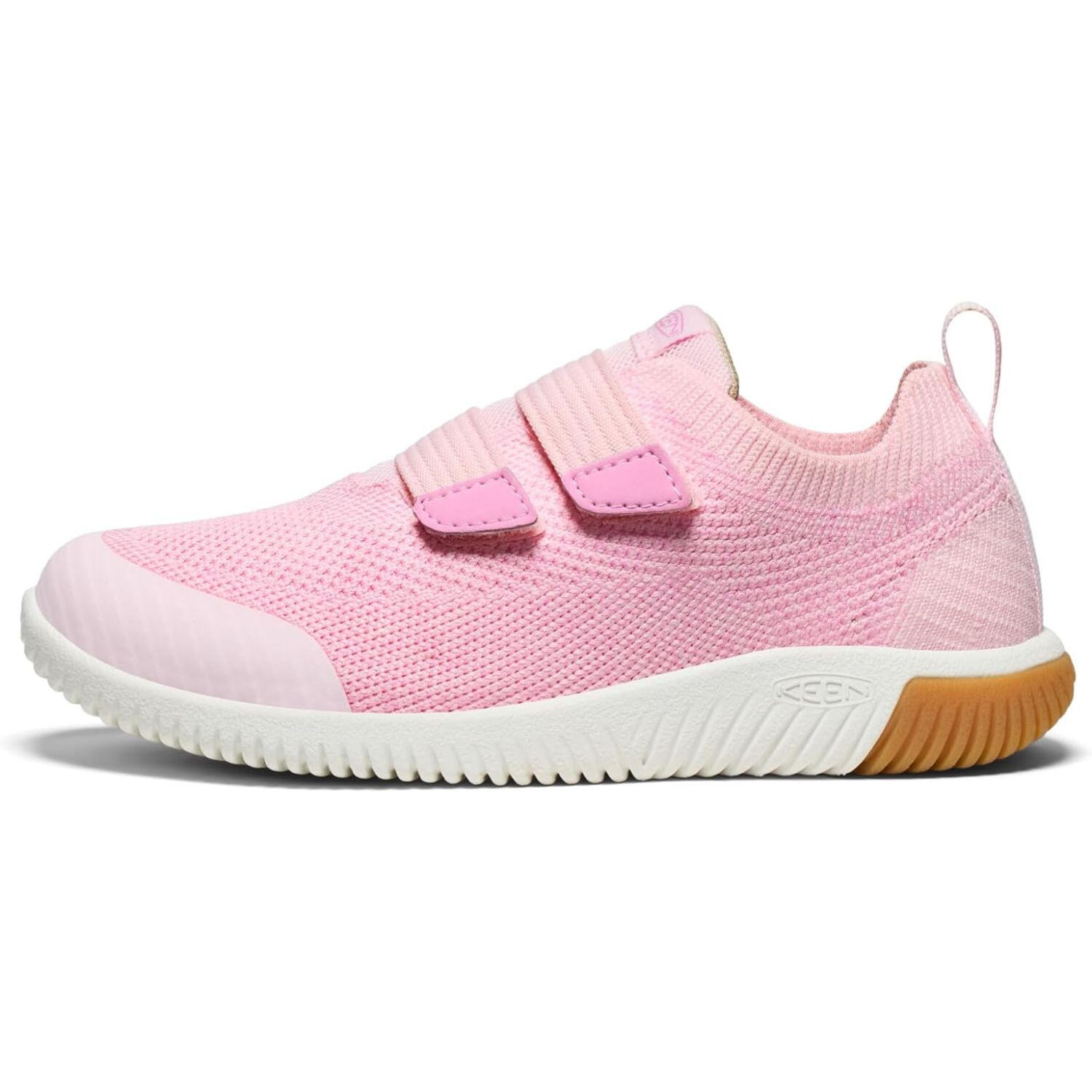 Keen KNX Knit DS meisjes sportsneakers stadssneakers met klittenband roze 3/7