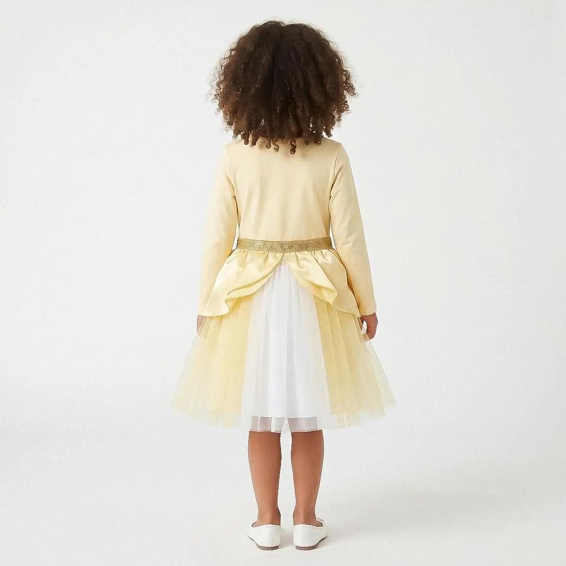 Kinderjurk Disney Prinsessen oranje 7/7