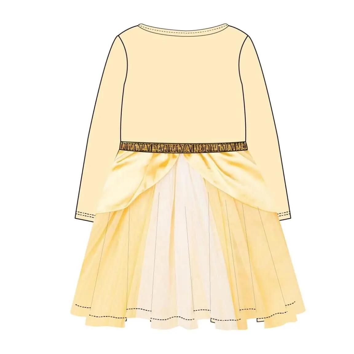 Kinderjurk Disney Prinsessen oranje 4/7