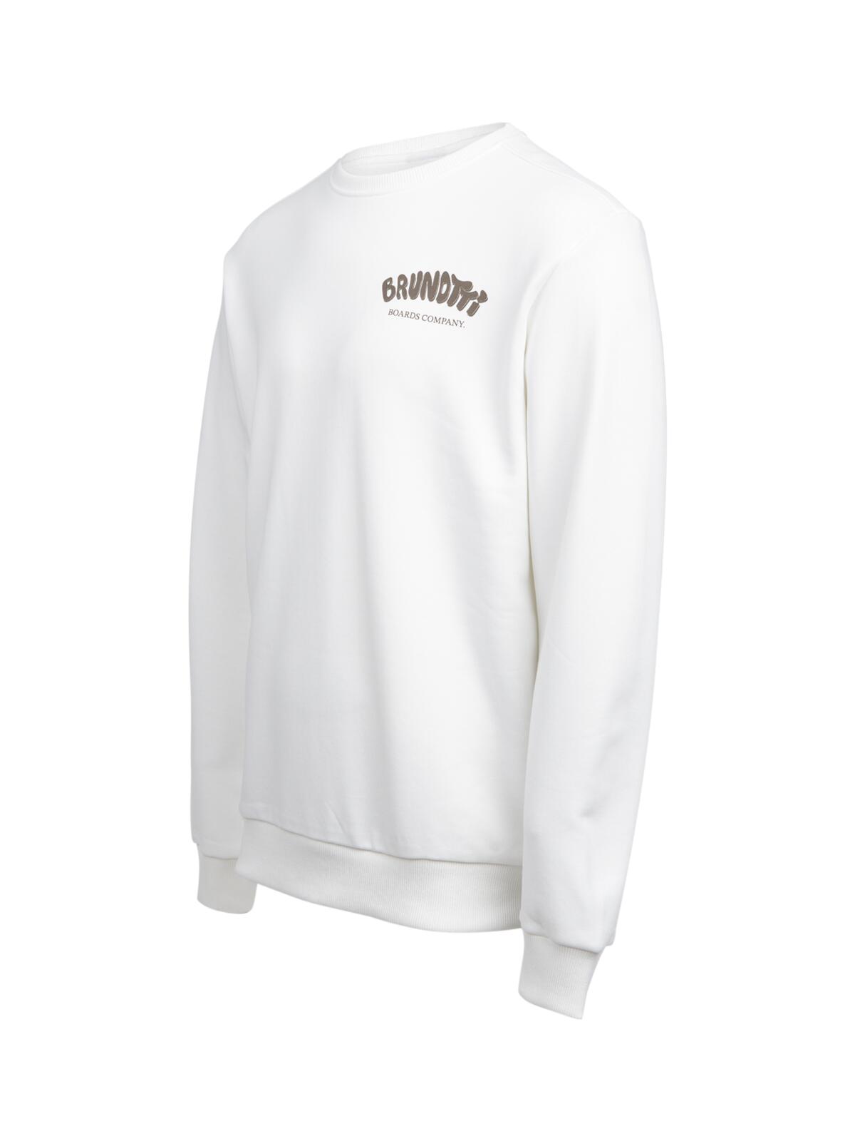 Bronson Heren Trui Mode Regular Fit Crewneck Snow 3/5