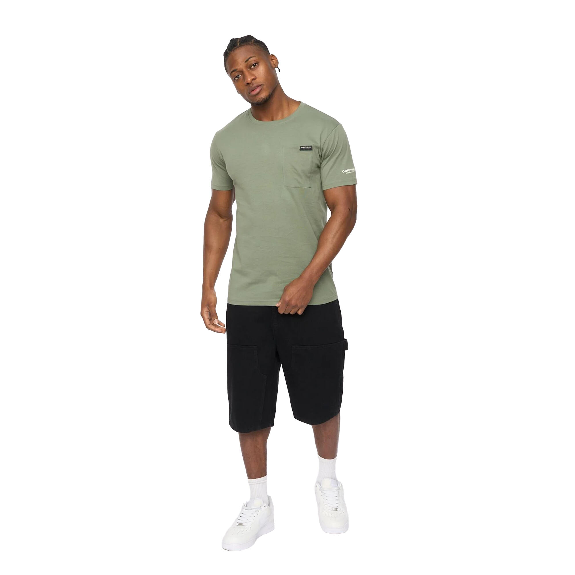 Mens Portville Everyday TShirt (Olive) 4/4