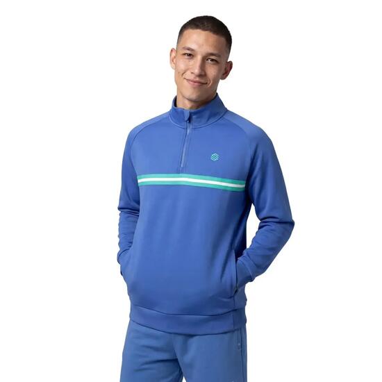 Felpa mezza zip uomo Boombastic BBC BPM Purple Viola