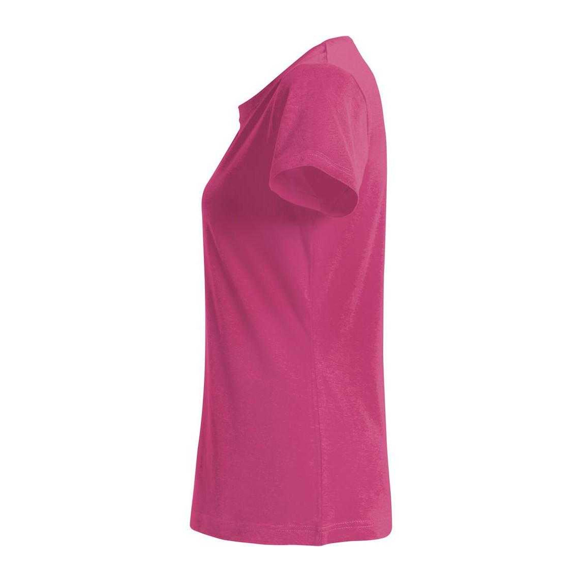 TShirt für Damen Helles Kirschrot 3/3