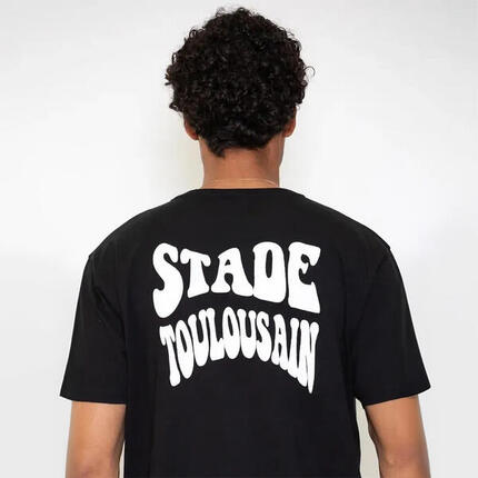 T-shirt manches courtes Homme Teenature Stade Toulousain Noir
