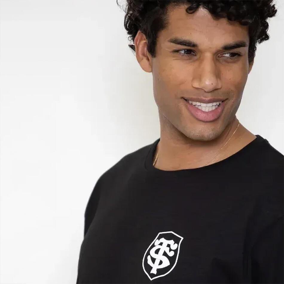 T-shirt manches courtes Homme Teenature Stade Toulousain Noir 3/5