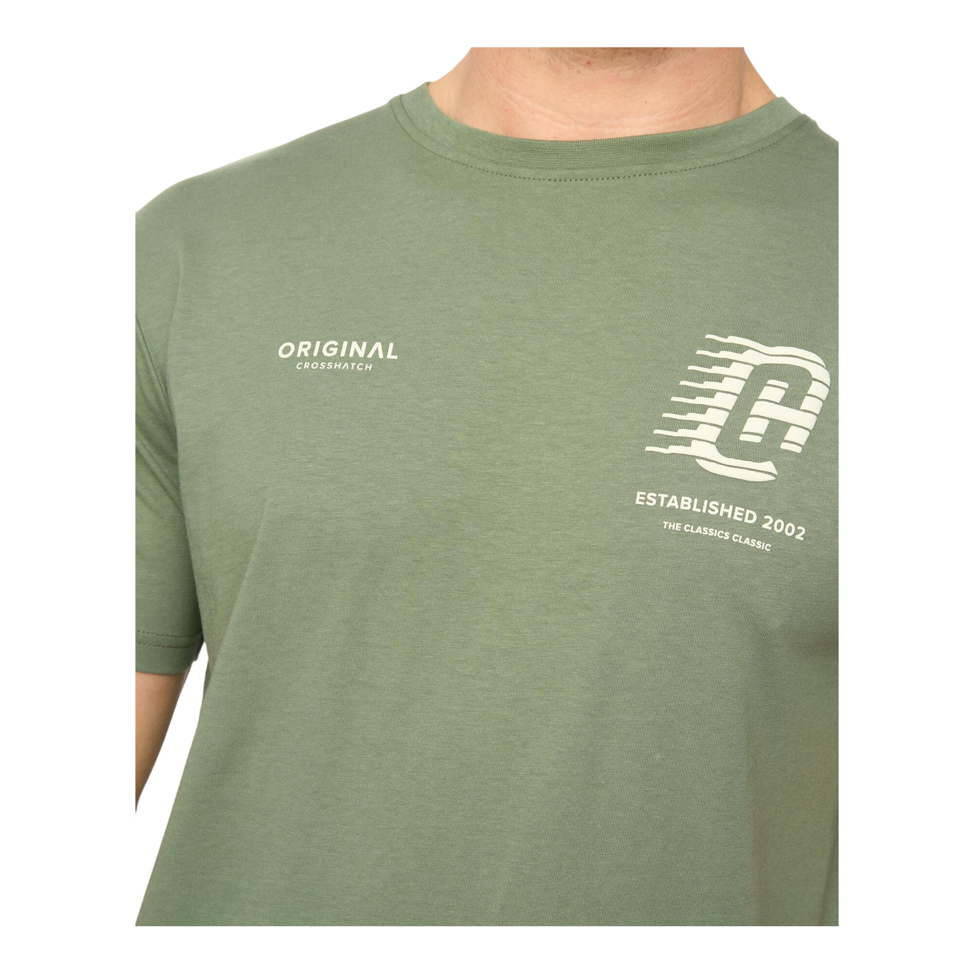 "Morville" TShirt für , Baumwolle Herren Oliv 3/3