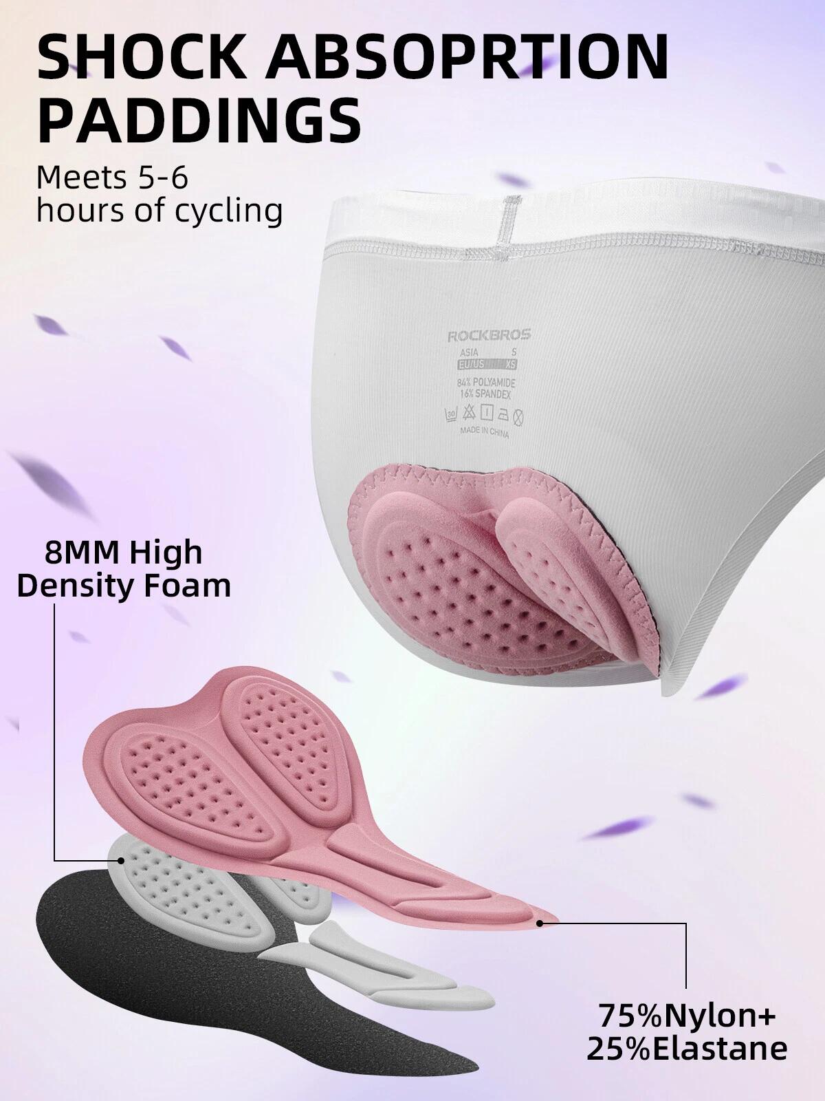 ROCKBROS Gepolsterte Fahrrad-Unterwäsche für Damen 3/7