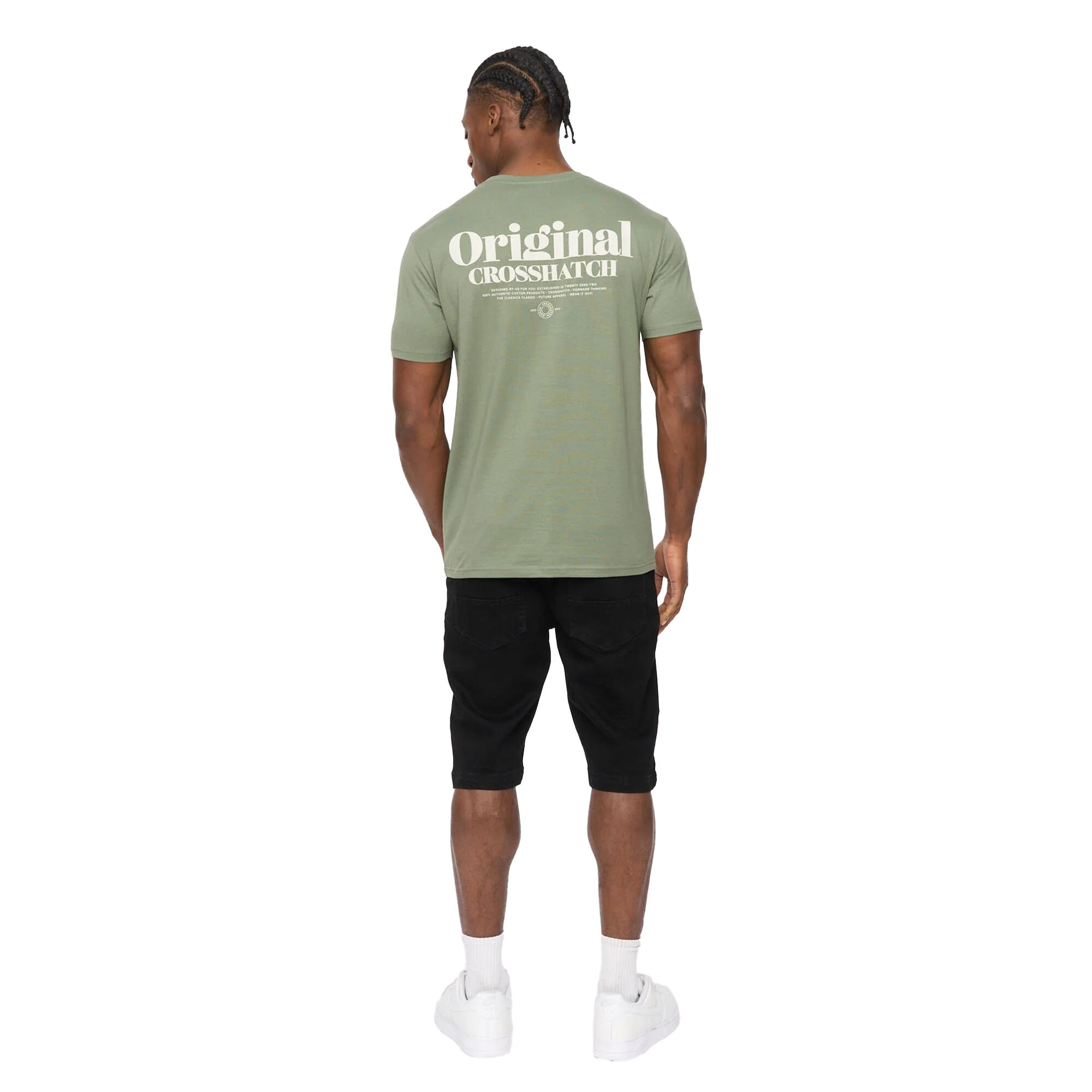Mens Simtanks TShirt (Olive) 3/4