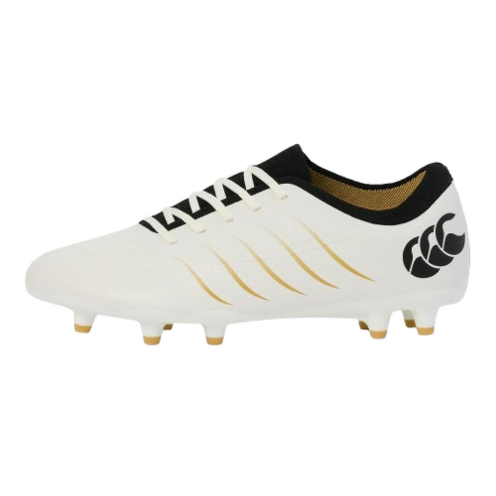 Canterbury Phoenix 2.0 Pro FG Cleats White and Gold