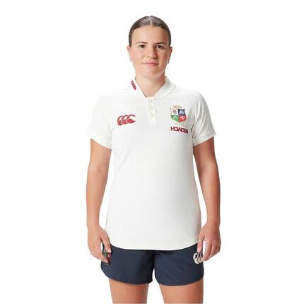 Maillot Domicile Motif/style British & Irish Lions Femme (Blanc)