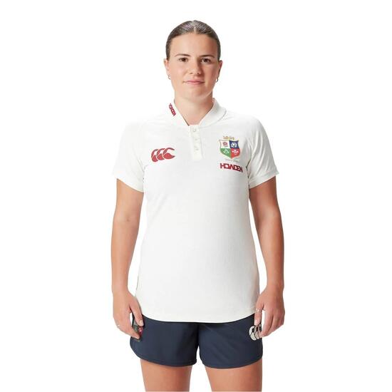 Maillot Domicile Motif/style British & Irish Lions Femme (Blanc)