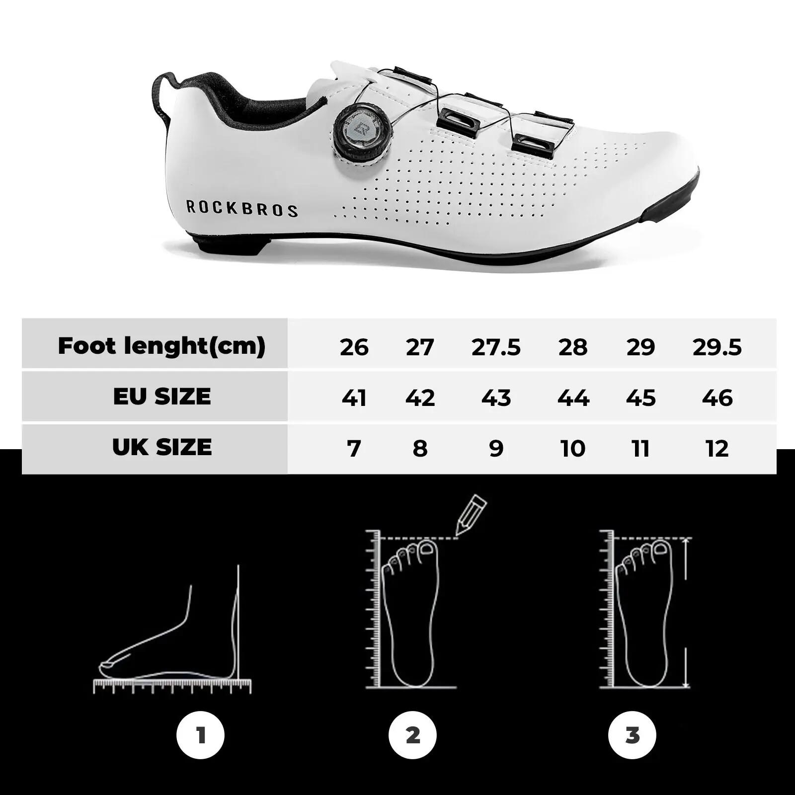 ROCKBROS CR5 Fahrradschuhe mit Carbonsohle 4/5